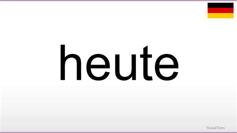 heutepon|heute german in english.